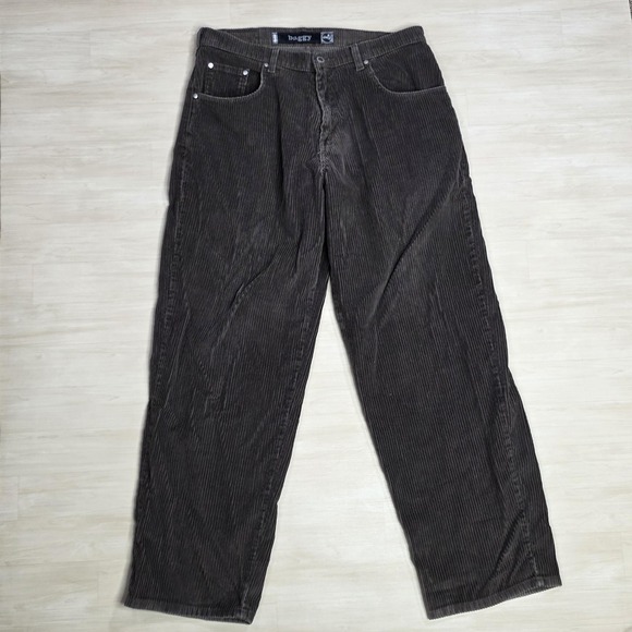 Levi's Other - Vintage Levi's SilverTab‎ Baggy Brown Corduroy Wide Leg Pants Mens 34x32 90s